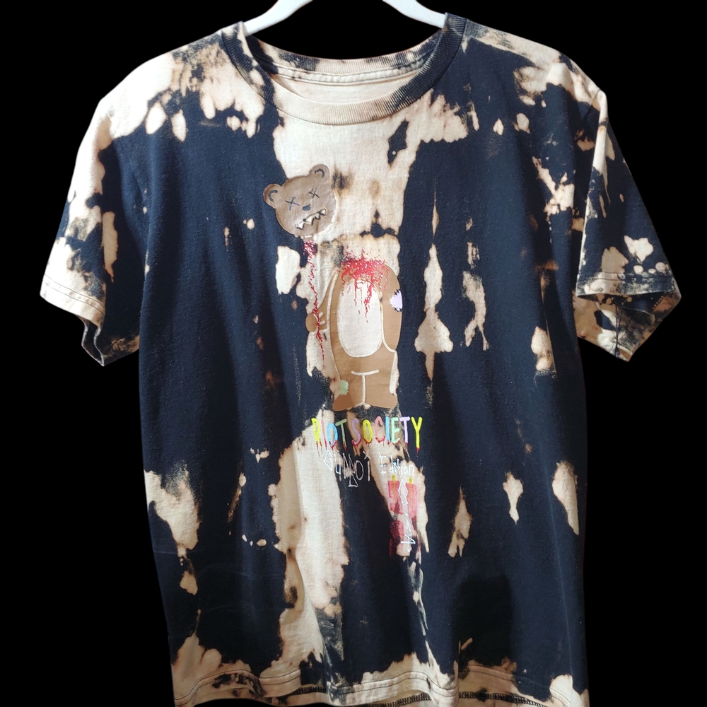 Bleach Tie-Dye Graphic T-Shirt